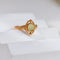 Prehnite Chalcedony Ring