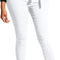 Women'S Casual Full Length High Waist Tie Knot Skinny Pants with Pockets White