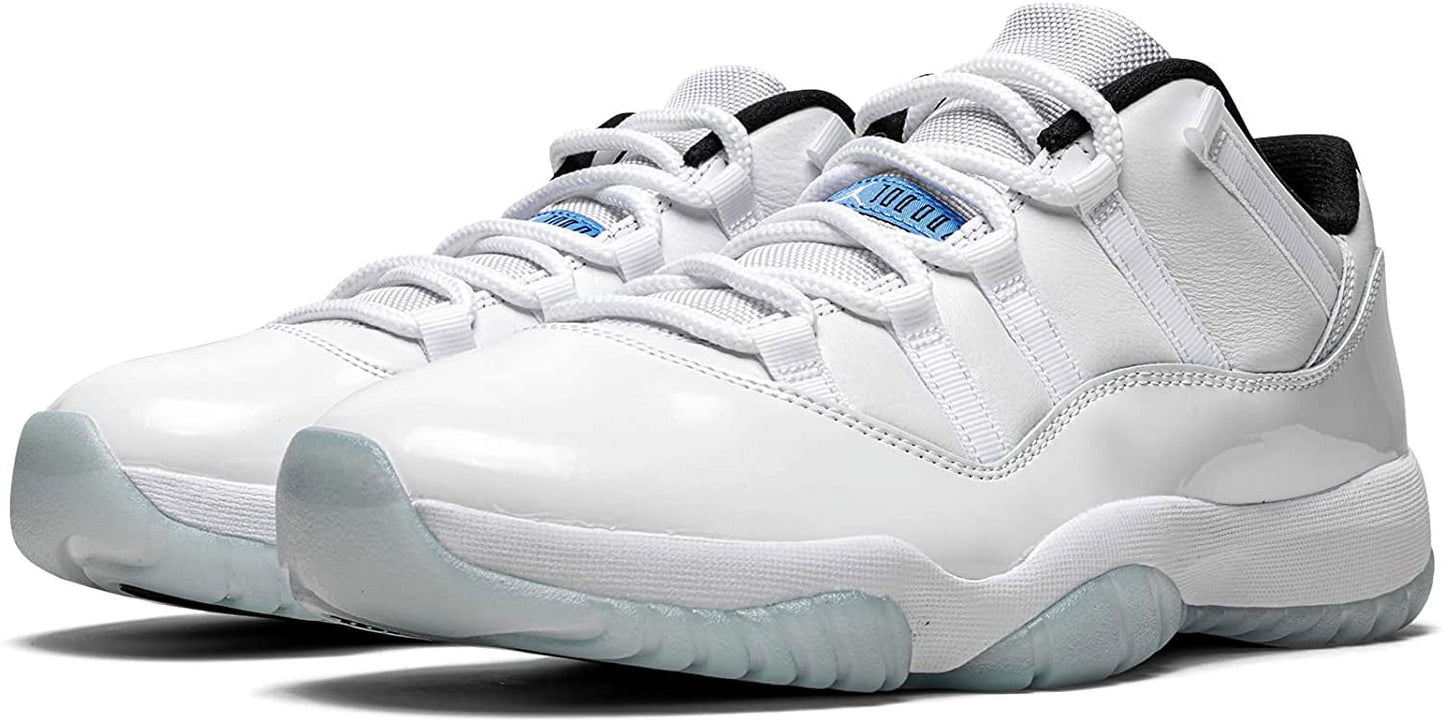 Men'S Athletic Shoes Retro Low, White & Icy Blue, 10