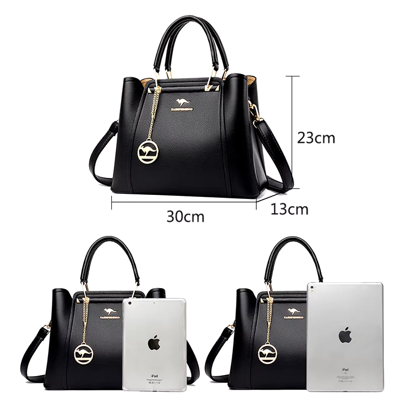 3 Layers Quality Leather Luxury Handbags Women Bags Designer Crossbody Bags for Women 2024 Large Capacity Tote Bag Sac a Main